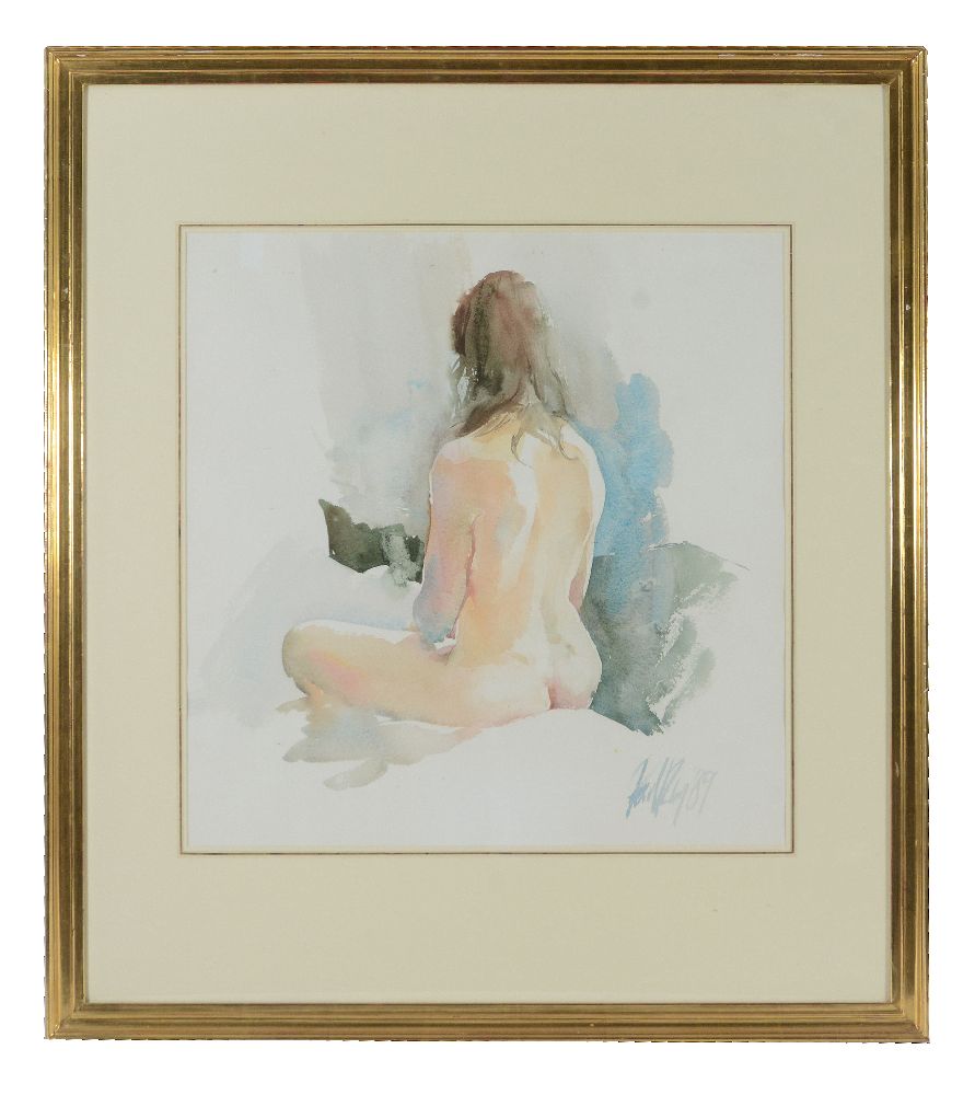 λ Paul Reilly (British 20th Century)Seated nude - Image 2 of 2