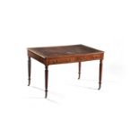 A George IV mahogany partners’ writing table, circa 1825