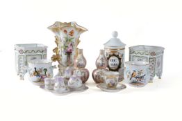 A selection of Continental porcelain, late 19th/20th centuries