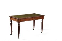 A George IV mahogany writing table, by GILLOW & CO, circa 1860