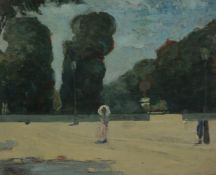 Sir Gerald Festus Kelly (British 1879-1972) In the Luxembourg Gardens