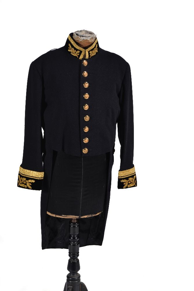 The dress uniform tail-coat and overalls for a Vice Marshal of Her Majesty's Diplomatic Corps, 20th - Image 2 of 4
