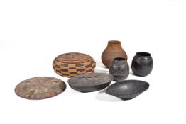 A group of Lozi containers, Zambia, first half 20th century