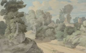 Francis Towne (British 1739-1816)A Devon landscapeWatercolour