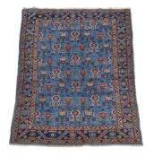 A Shiraz rug together with a Qum rug
