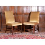 Two similar George III mahogany chairs