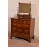 A George III mahogany chest of drawers