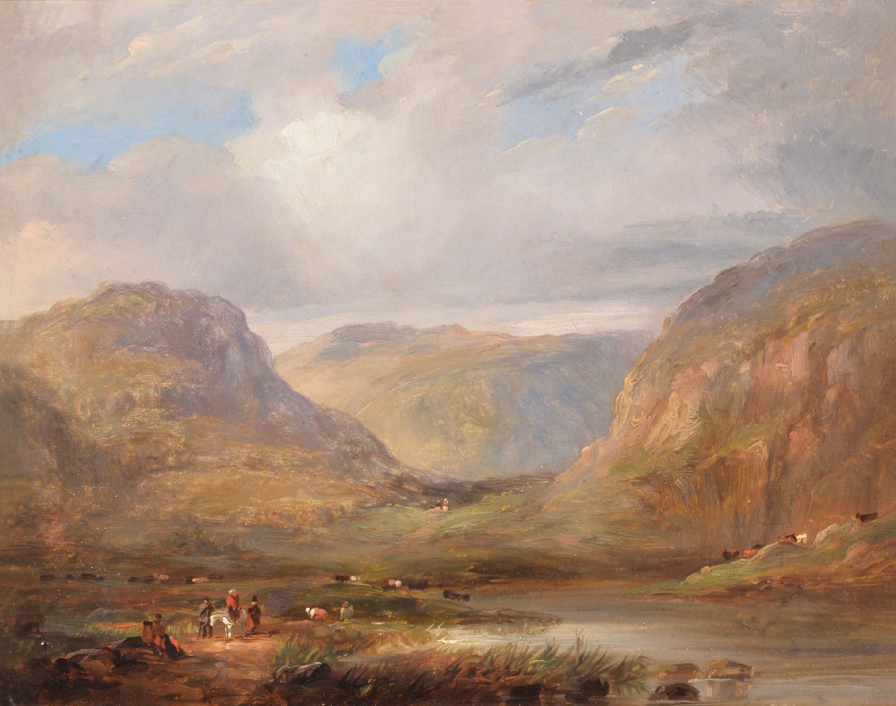 Anthony Vandyke Copley Fielding (British 1778-1855)View of Snowdon - Image 2 of 2