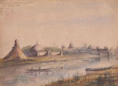 British School (19th century), Indian landscape