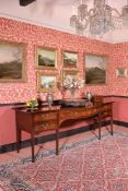 A George III mahogany serpentine fronted sideboard, circa 1780