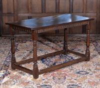 An oak side table, circa 1680 and later