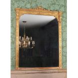 A Victorian giltwood overmantel mirror