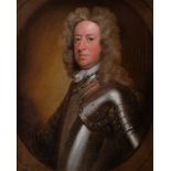 Sir Godfrey Kneller (German 1646-1723) Portrait of Gentleman in armour, possibly 1st Viscount Boyner