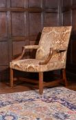 A George III mahogany armchair, circa 1770