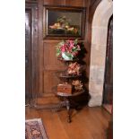 A George III mahogany dumb waiter