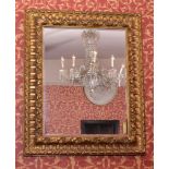 A Victorian gilt wood wall mirror, circa 1860