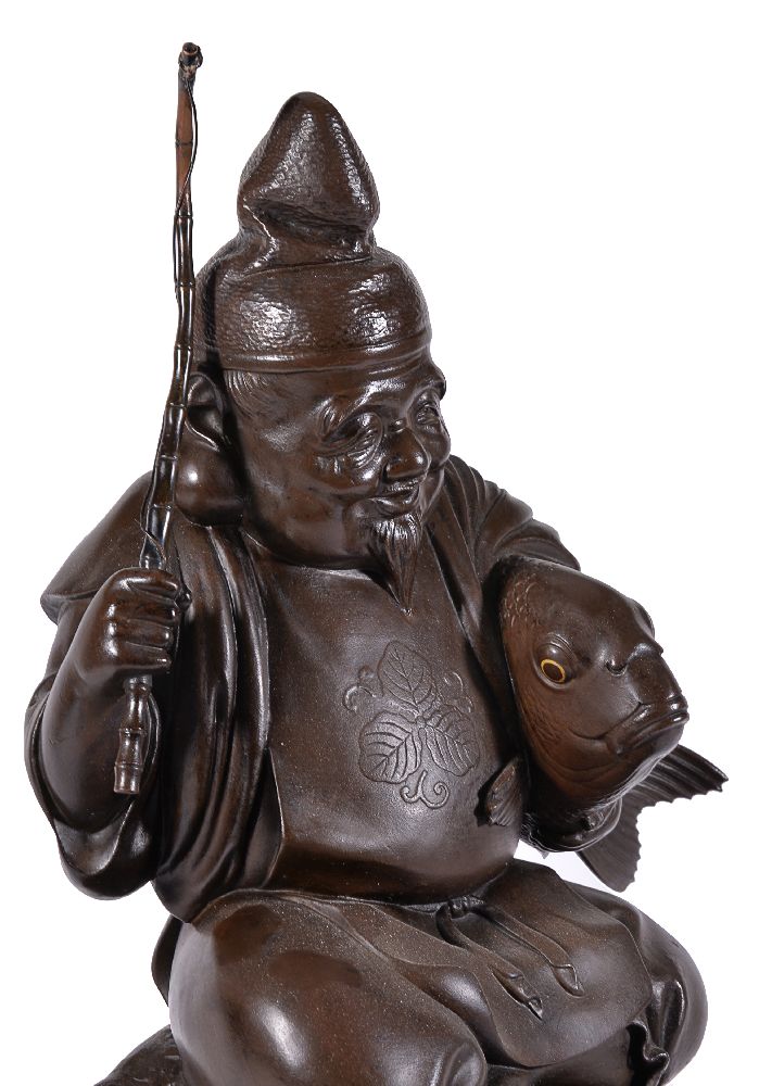 A Japanese Figure of Ebisu - Image 5 of 5