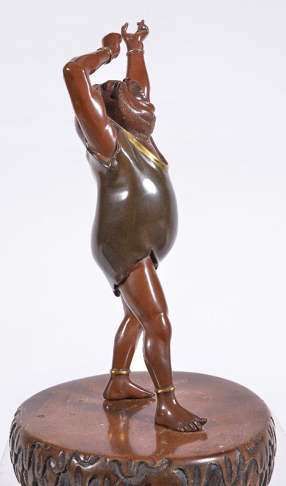 Miya-O Style: A Japanese Parcel Gilt Figure of Daruma - Image 3 of 5