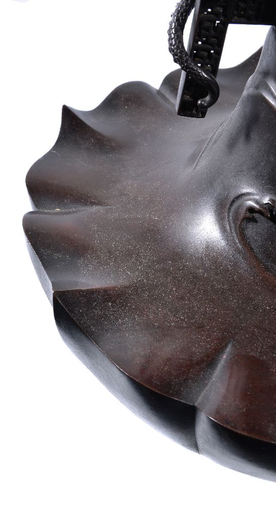 A Large Japanese Bronze Vase - Image 5 of 7