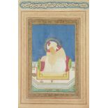 An Indian portrait of Hazrat Khawaja Nizam-ad-Din Muhammad Badumali probably Deccan 18-19th century
