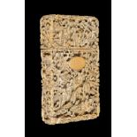 ϒ A Cantonese ivory card case