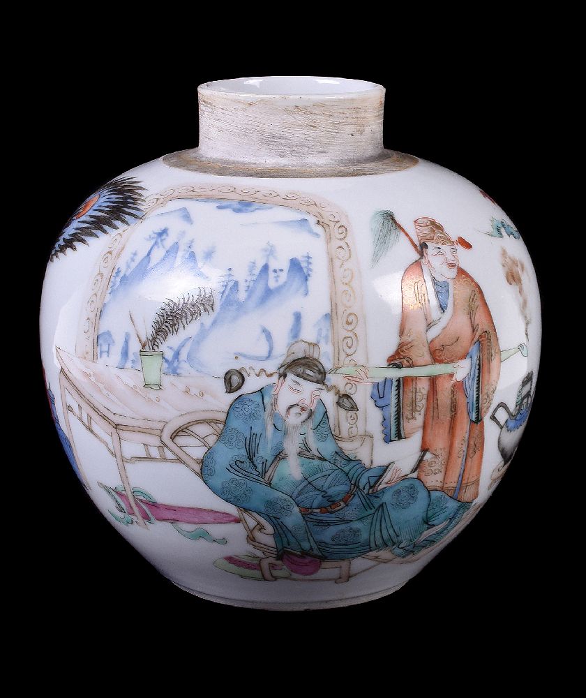 A Chinese 'Famille Rose' vase