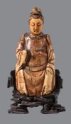 ϒ A Chinese ivory figure of Lady
