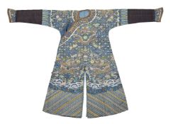 A Chinese Kesi weave Dragon robe