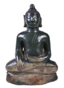 A Burmese jade Buddha