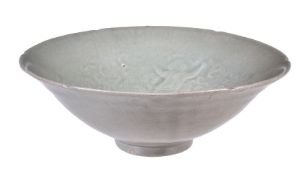 A Chinese celadon glazed 'Boys' bowl