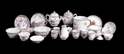 A group of Chinese Export 'Famille Rose' wares