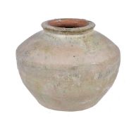 A Chinese green-glazed pottery vase