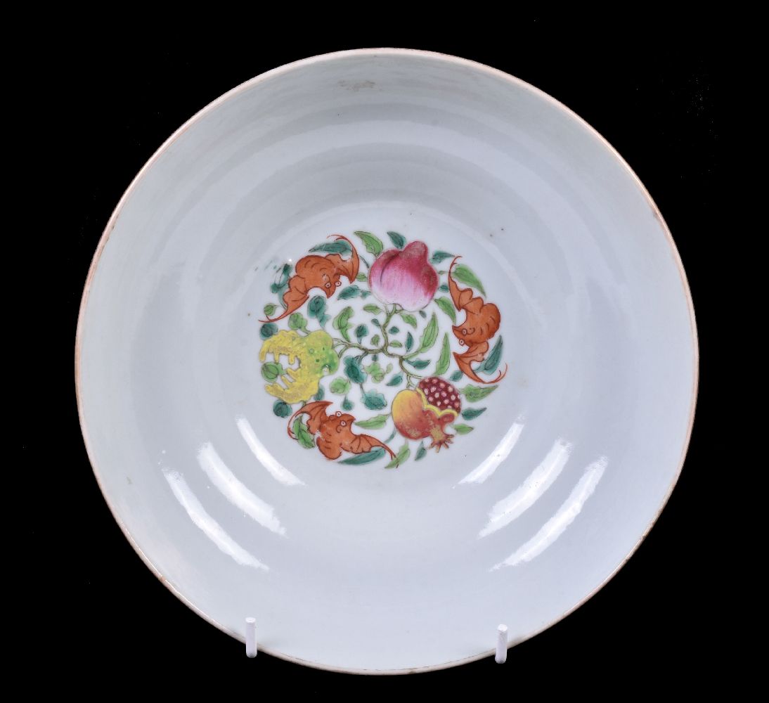 A Chinese 'Famille Rose' and 'Iron-red' bowl - Image 2 of 4