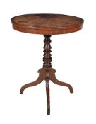 A Regency mahogany circular occasional table