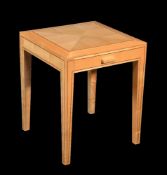 ϒ David Linley, a sycamore and ebony inlaid occasional table