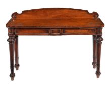 A William IV mahogany serving table