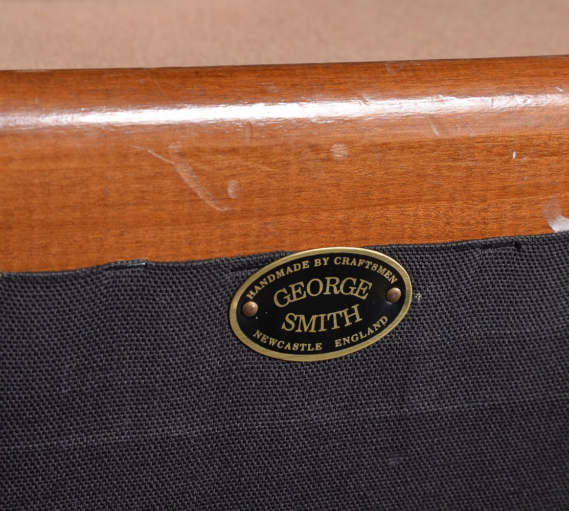 An ash and upholstered ottoman - Image 2 of 3