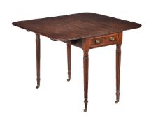 A George IV mahogany Pembroke table