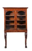 A Victorian mahogany bookcase on stand