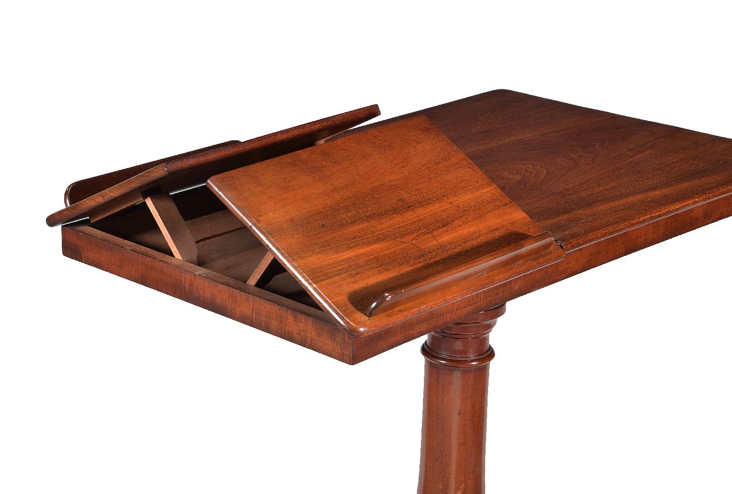 An early Victorian mahogany reading table - Image 2 of 3