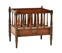 A Regency mahogany Canterbury