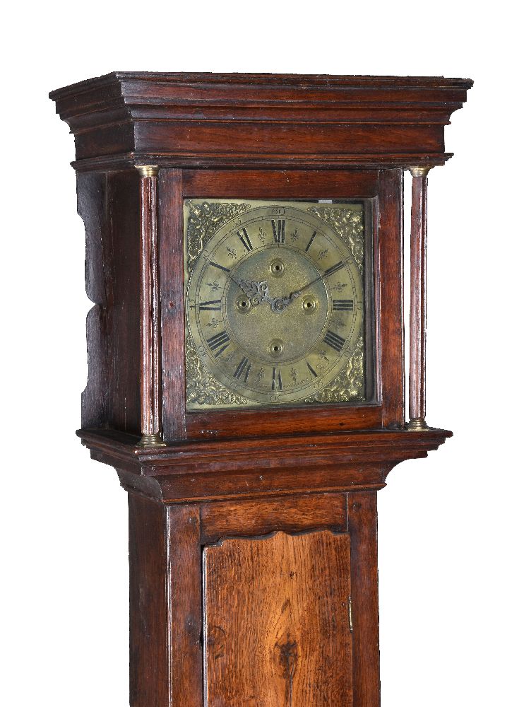 A George II oak thirty-hour longcase clock - Image 2 of 2