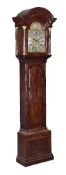 A mahogany longcase clock