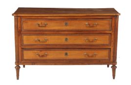 A Directoire provincial cherrywood commode