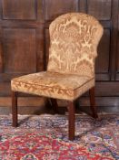 A George III mahogany side chair, circa 1770