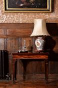 A George III mahogany tea table, circa 1760