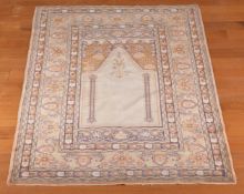 A Ghiordes prayer rug
