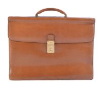 Fendi, a tan leather attaché case