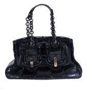 ϒ Fendi, B. Bag, a black crocodile handbag
