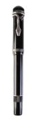 Montblanc, Agatha Christie, a limited edition black fountain pen